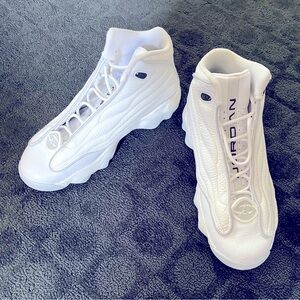 Nike Air Jordan Pro Strong White Metallic Platinum sneakers